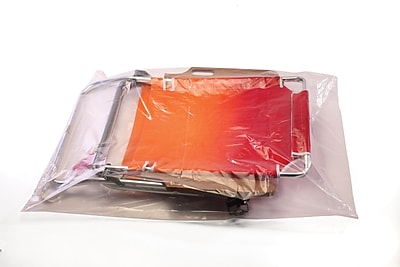1000 2-Mil 10x20 Clear Poly Bag Open Top Lay Flat Packaging 121479